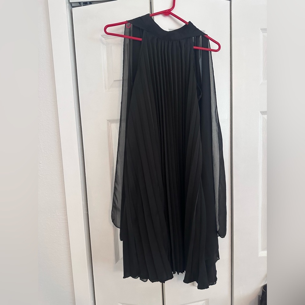 Little black dress Dress with cape